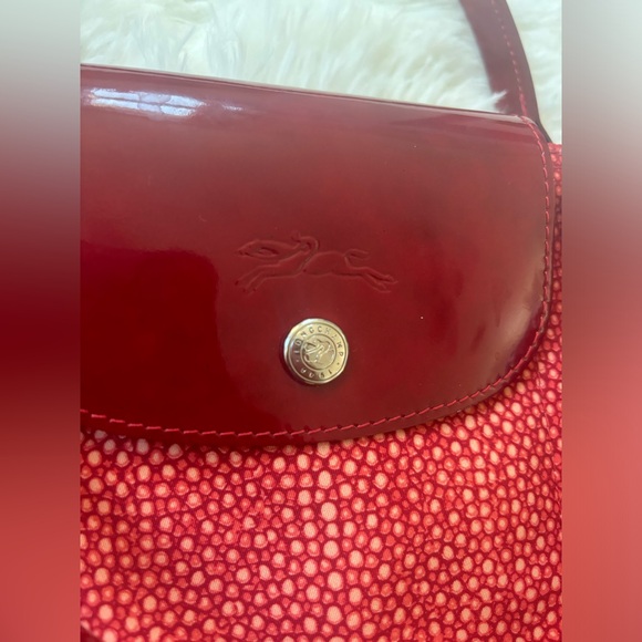 Red Longchamp Modele Depose - Picture 3 of 7